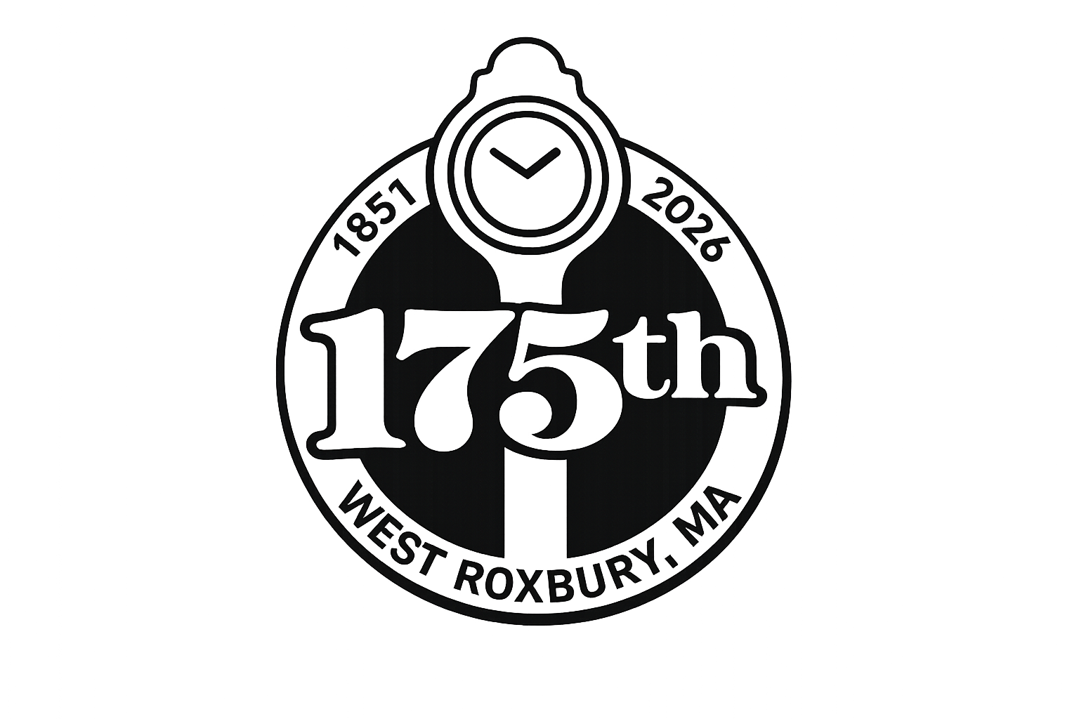 West Roxbury 175th Anniversary Logo